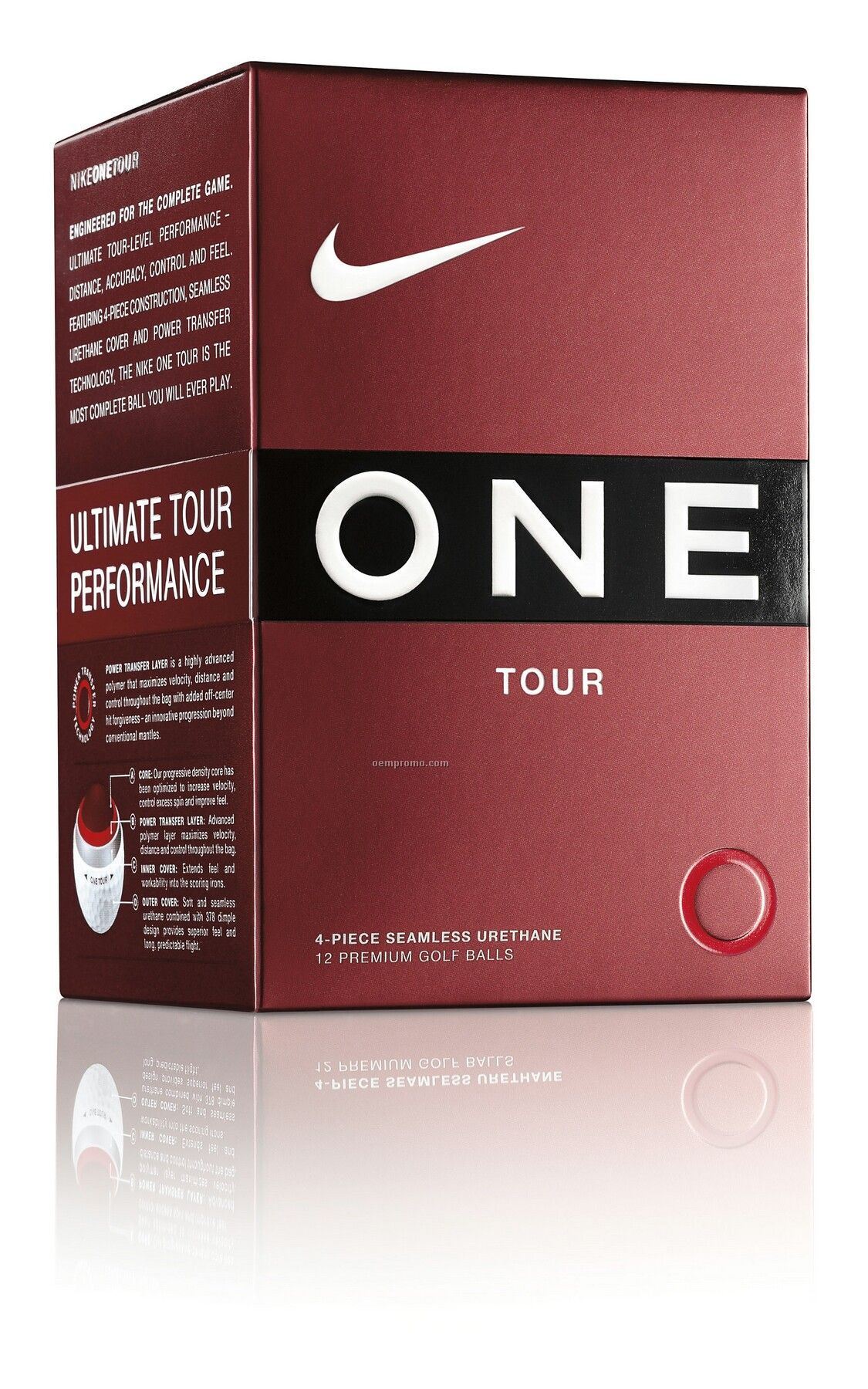 Nike One Tour Golf Ball With 4-piece Construction - 12 Pack