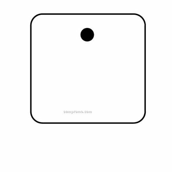 Stock Shape Collection Square 2 Key Tag