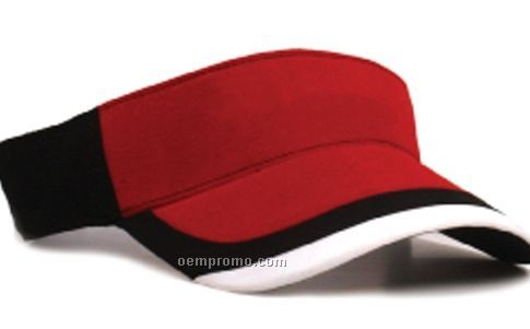 Stock Visor With Two Tone Trim