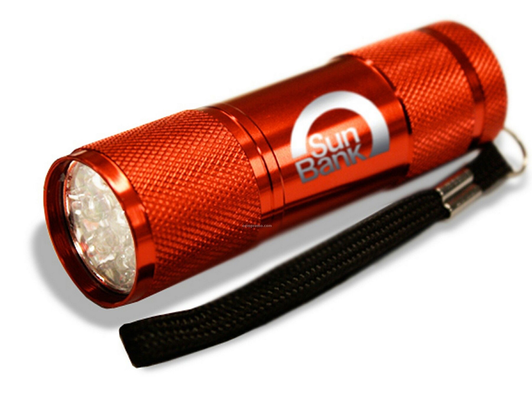 Super 9 LED Flashlight Red