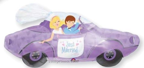 34" Just Married Car Balloon