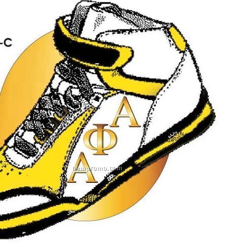 Alpha Phi Alpha Fraternity Shoe Acrylic Coaster W/ Felt Back
