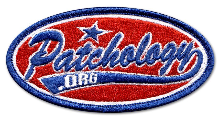 Patchology Line - 100% Embroidered Patch With Merrow Border