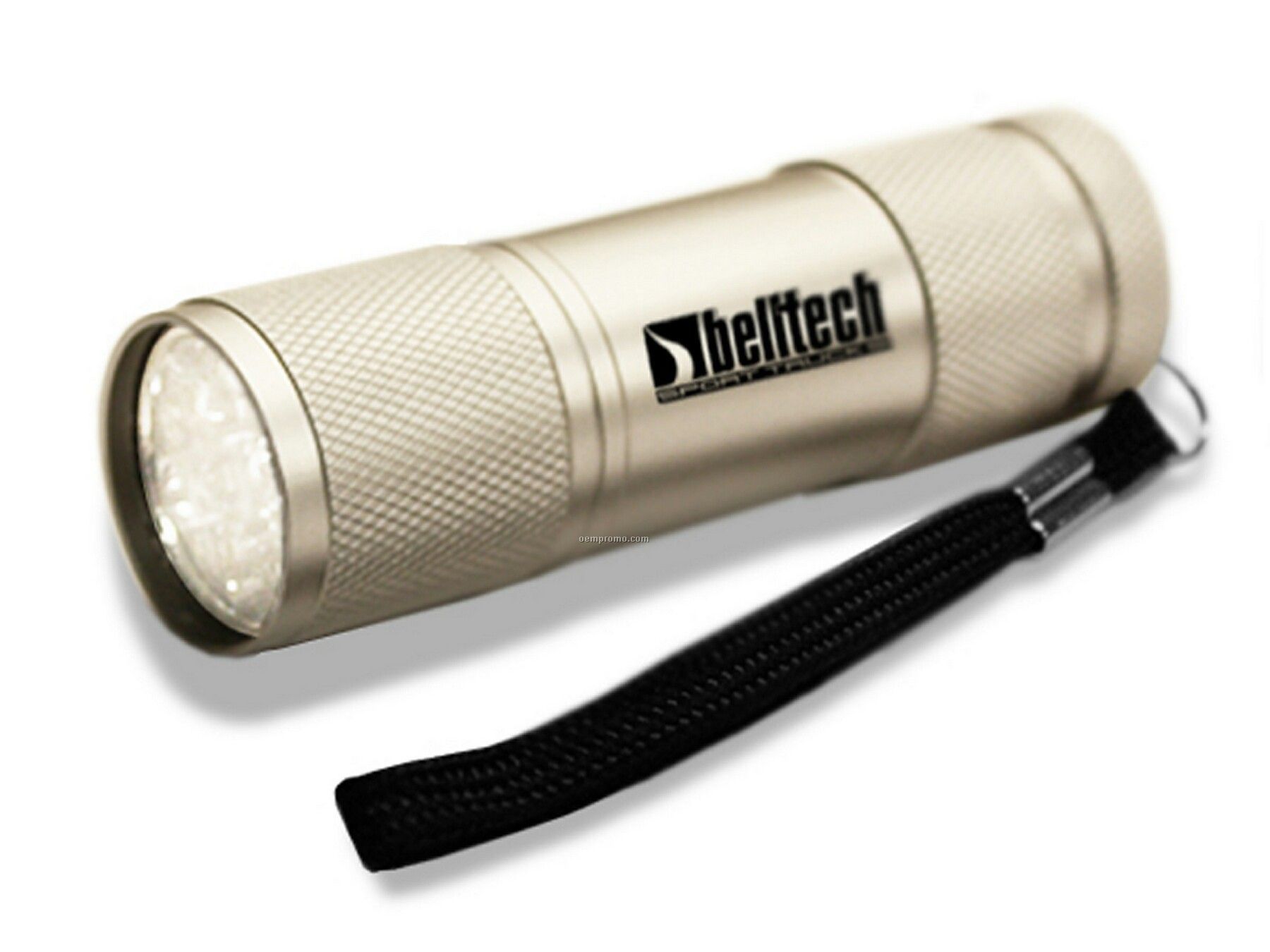 Super 9 LED Flashlight Silver