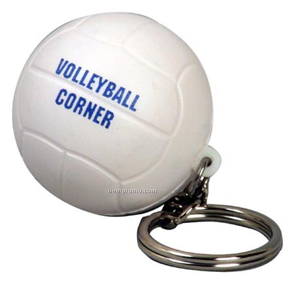 Volleyball Key Chain Stress Reliever