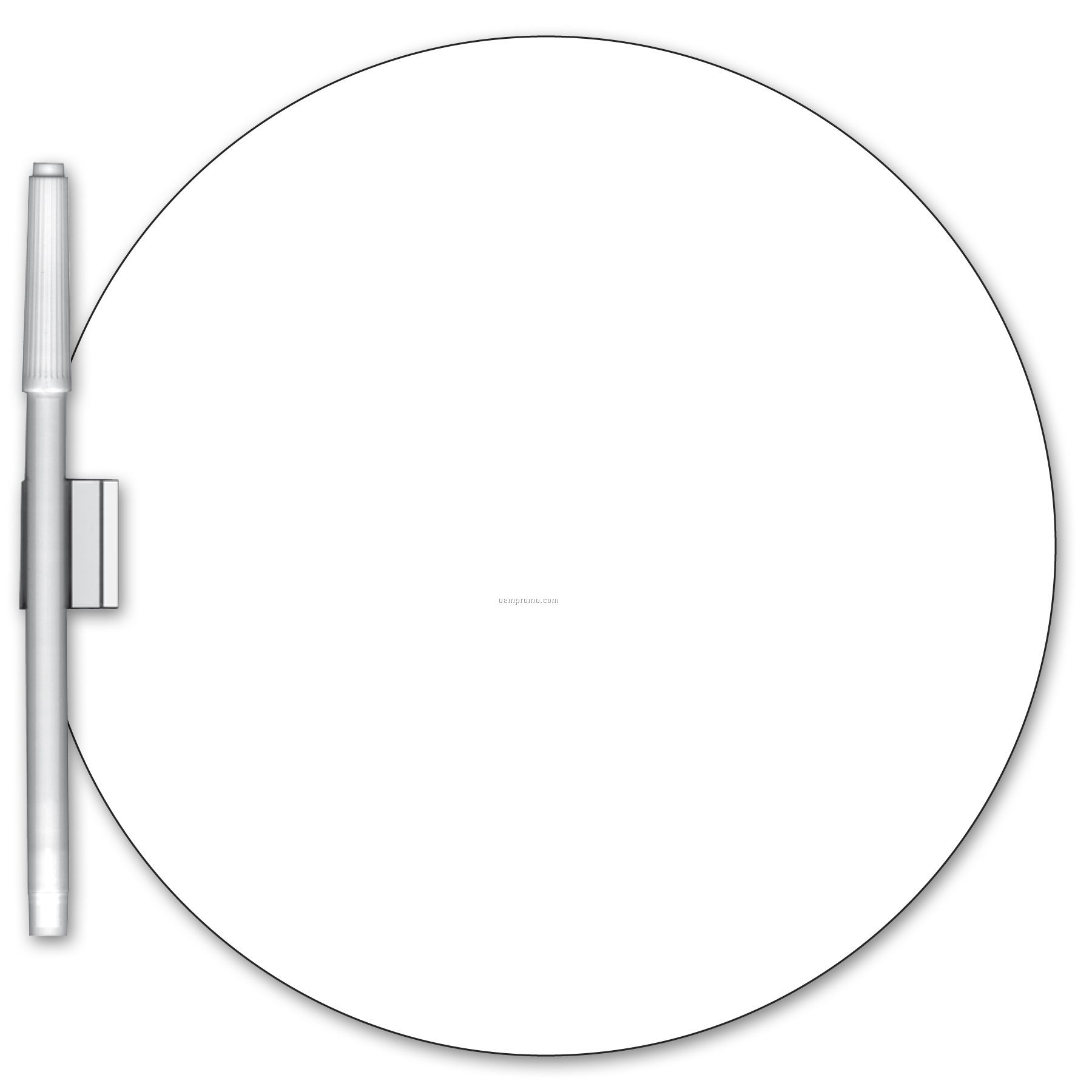 Write On/ Wipe Off Circle Shape Memo Board