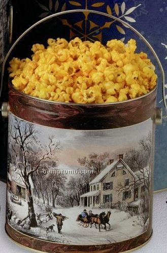 1 Gallon Cheese Designer Popcorn Tin