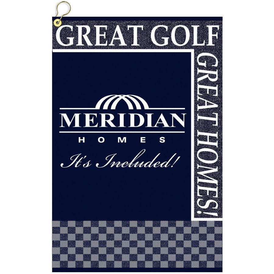 Custom Woven Golf Towel (16