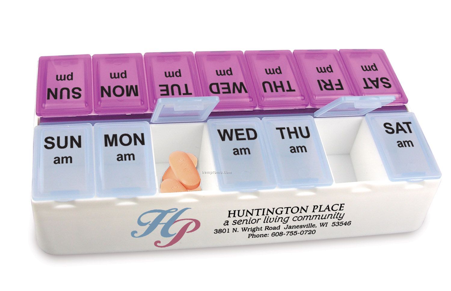 Daily Reminder 7 Day Medicine Tray