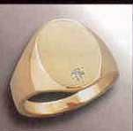 Ladies' 10k Gold Oval Signet Ring