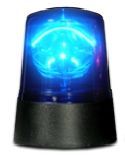 Blue Light Up LED Beacon (4.5"X2.75")