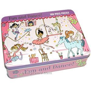 Fun And Dance! 100-piece Puzzle In Collectible Tin