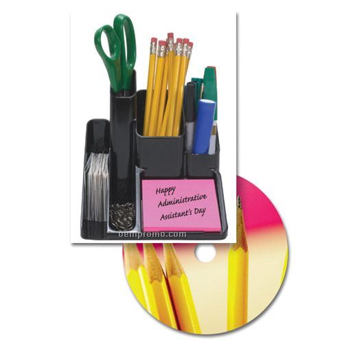 Happy Administrative Assistant's Day Greeting Card With Matching CD