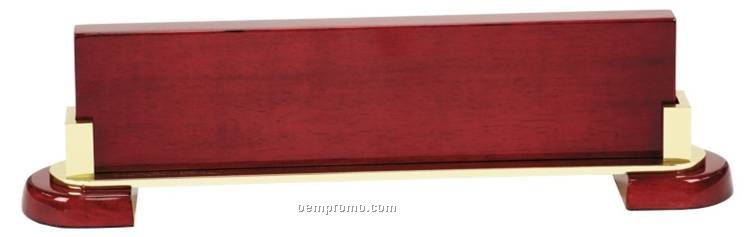 Name Plate Wedges - Rosewood - 2" X 10"