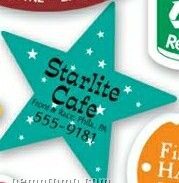Stock 5 Point Star Magnetic Note Holder (.034 Thick)