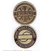 1-1/2" Brass Partnership Series Coin (Excellence)
