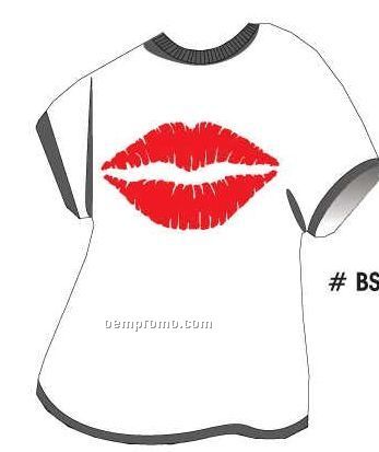 Kiss T Shirt Acrylic Coaster W/ Felt Back