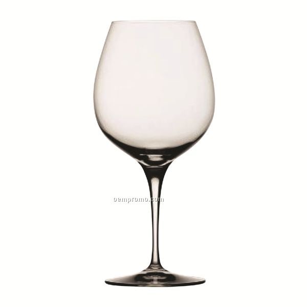 Blank 23.5 Oz. Reserve Collection German Crystal Burgundy Wine Glass