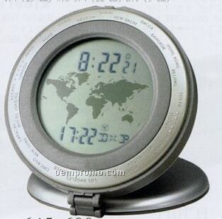 World Travel Digital Alarm Clock