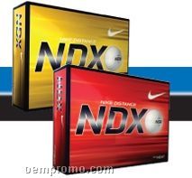 Nike Ndx Heat Golf Ball With Great Spin Green Side - 12 Pack