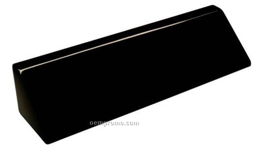 Name Plate Wedges - Black 2" X 8"