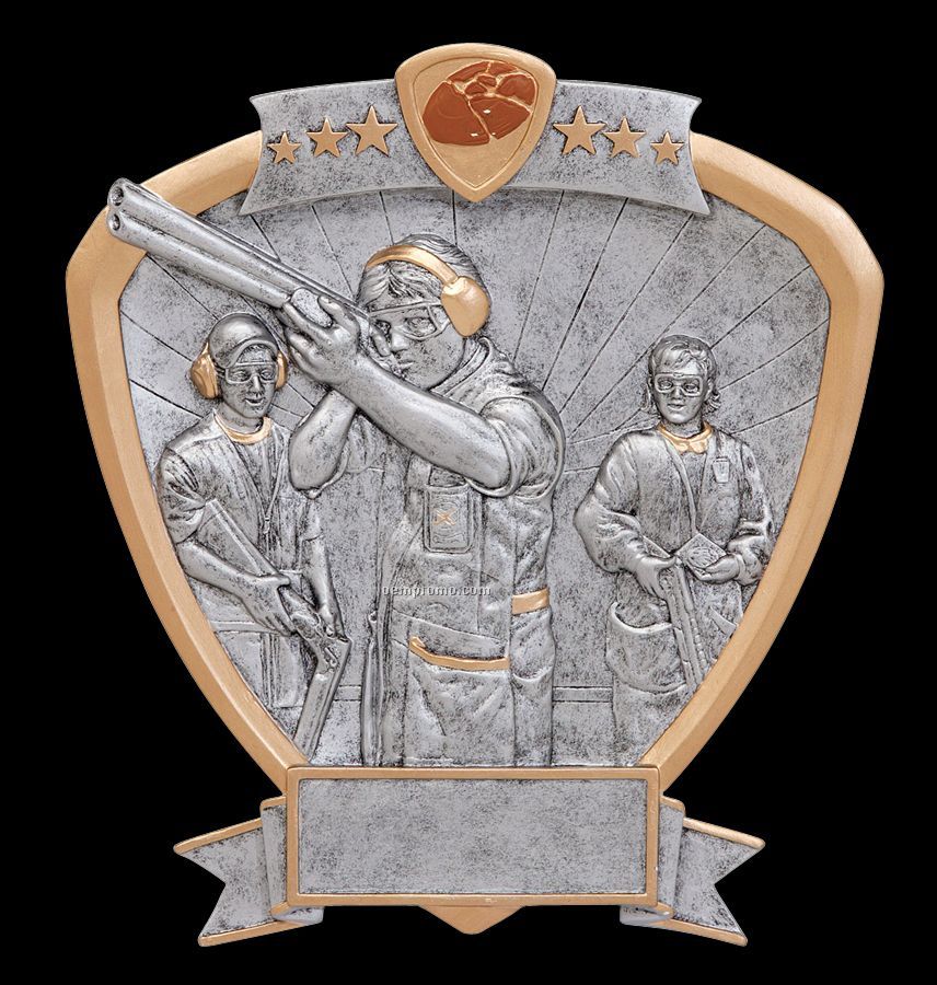 Trap Shooter Signature Shield - 8"
