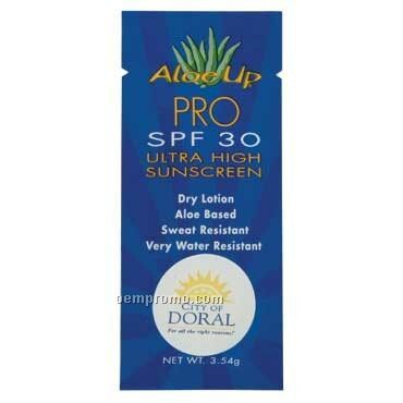 Aloe Up Spf 30 Sunscreen Pack W/ Optional Sticker
