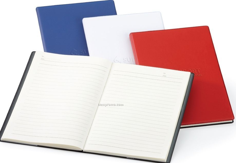 Bradford Collection Vinyl Notebook With 80 Ivory Lined Sheet