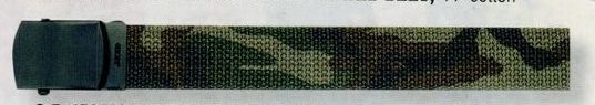Camouflage/ Olive Green Drab Reversible Military Web Belt (54")