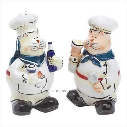 Gourmet Cat Salt And Pepper Set