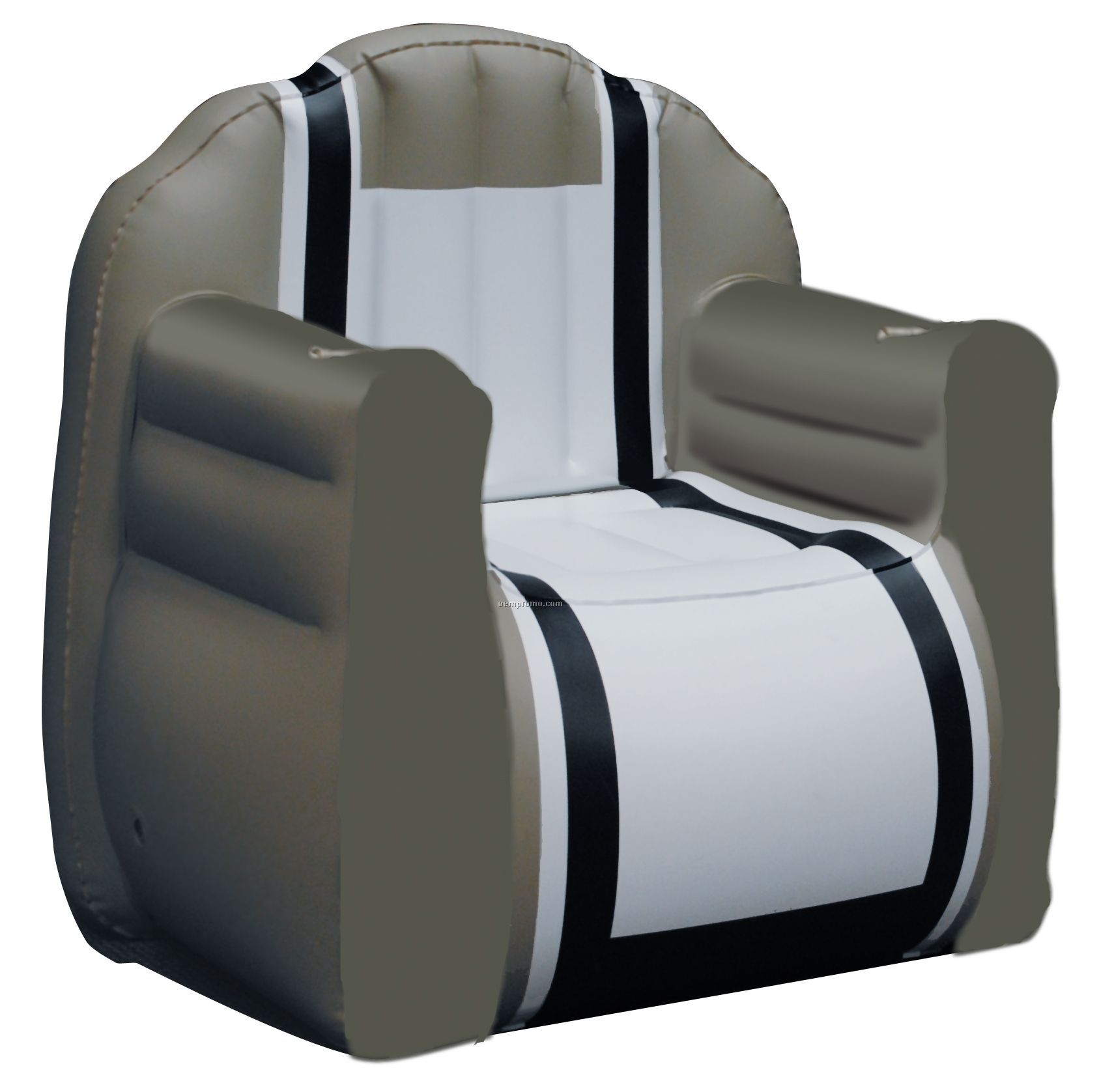 Inflate-a-seat "Chair": Gray/White/Black