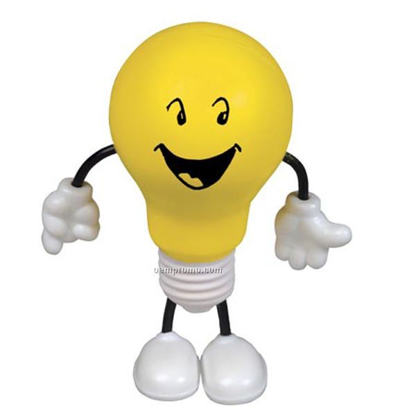 Lightbulb Figure Squeeze Toy