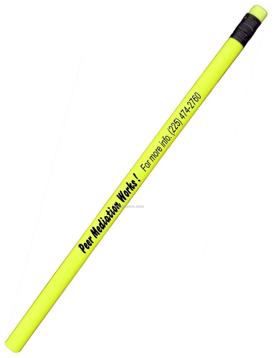 Neon Round Wooden Pencil (Quality Imported)
