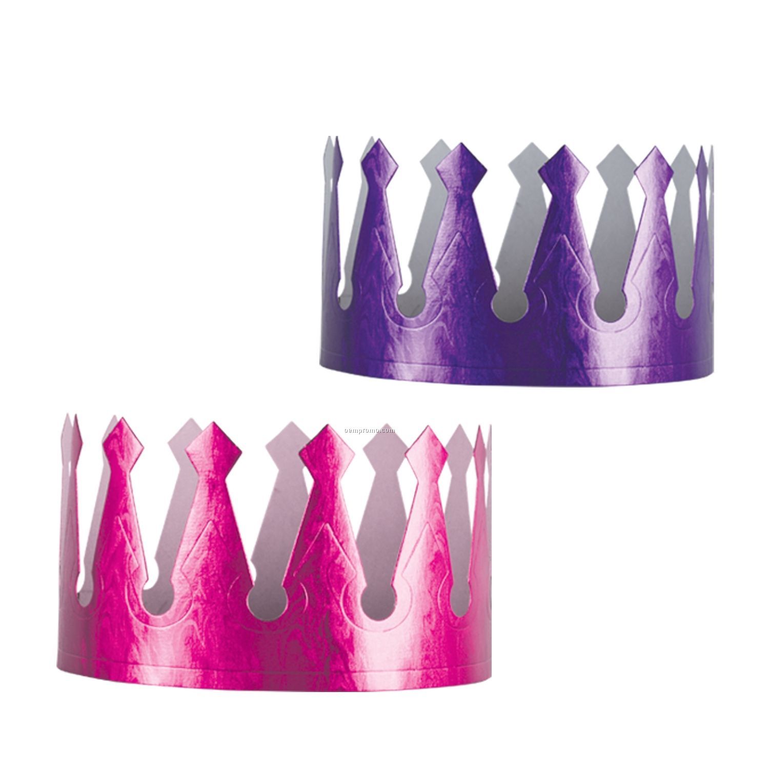 Embossed Foil Crown