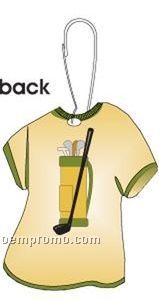 Golf Bag T-shirt Zipper Pull