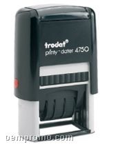 Trodat Rectangle Self Inking Printy Dater Stamp (1