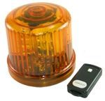 Amber Light Up LED Beacon W/ 20 Led's & Remote Control (5"X5")