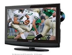 Coby 22" Lcd Hdtv/ Monitor With Slot Load DVD Player