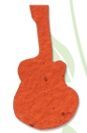 Guitar Plant-a-shape Bookmark