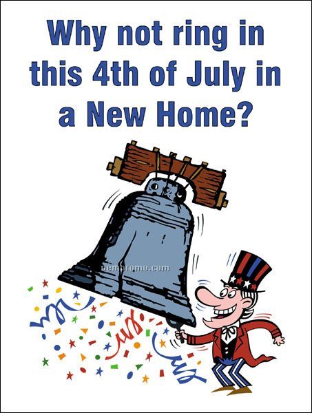 Jumbo Fourth Of July Postcards (8-1/2" X 5-1/2")