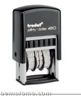 Trodat Rectangle Self Inking Printy Dater Stamp - Date Only (7/8