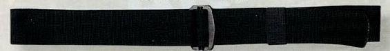 Black Adjustable Nylon Battle Dress Uniform Belt (44