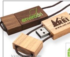 Blocco Wood USB Flash Drive (128 Mb)