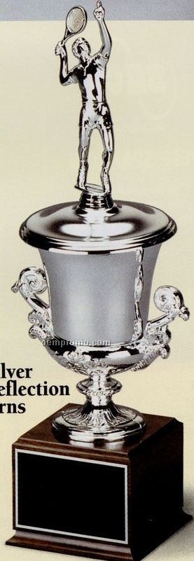 Champagne Series Urn - Silver Reflection (27")