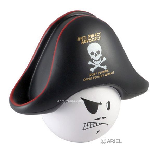 Pirate Mad Cap Squeeze Toy