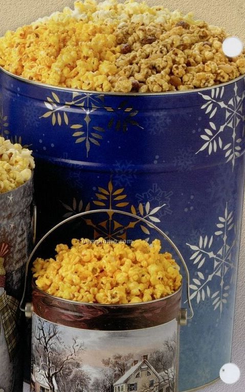 1/2 Gallon Buttered Designer Popcorn Tin