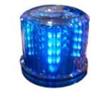Blue Light Up LED Beacon W/ 20 Led's & Remote Control (5"X5")
