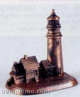 Bronze Metal Pencil Sharpener - Lighthouse