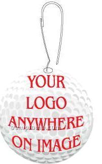 Golf Ball Zipper Pull