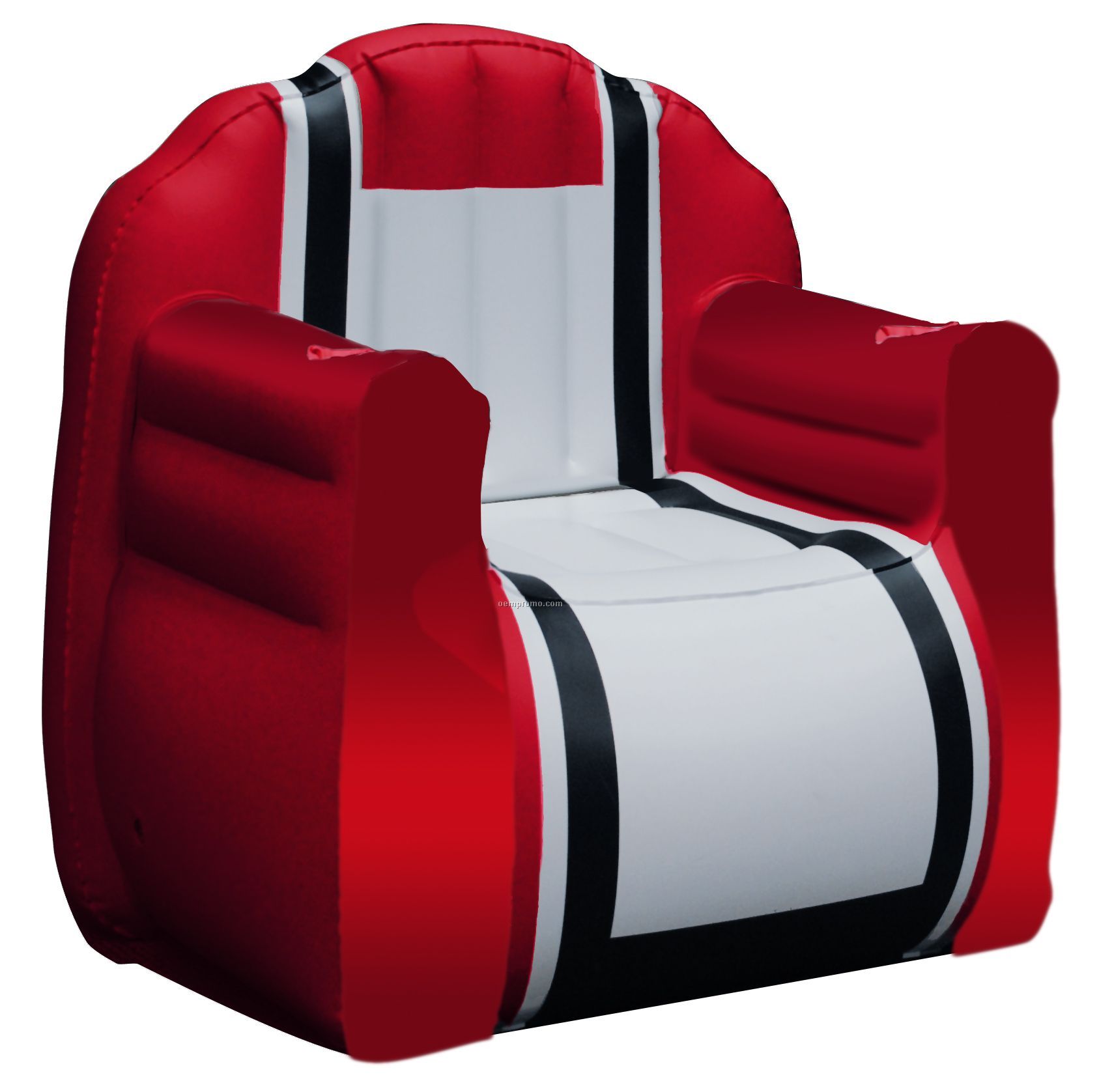Inflate-a-seat "Chair": Red/White/Black